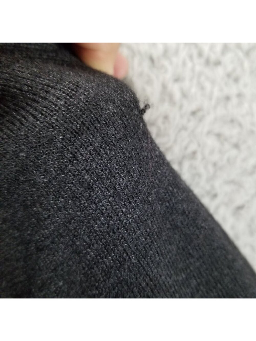 Smartwool Sweater Mens XL Gray Merino Wool Blend 1/4 Zip Pullover *Read* - Picture 12 of 14